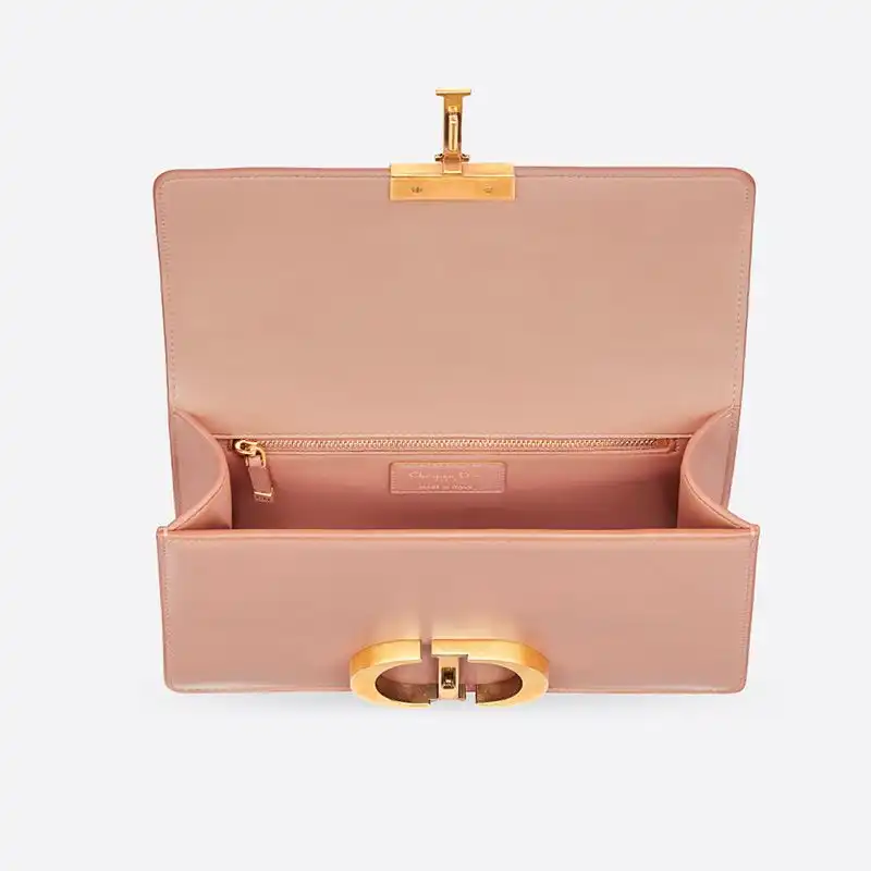 Dior Outlet Dior 30 Montaigne Bag Box Calfskin Pink 0129