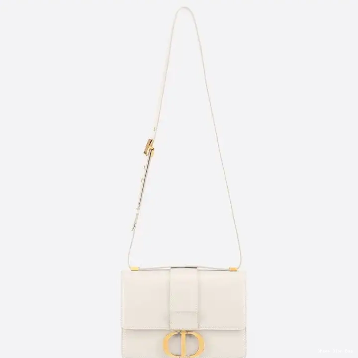 Dior Factory Outlet Montaigne 30 Box Calfskin White Dior Bag 0217