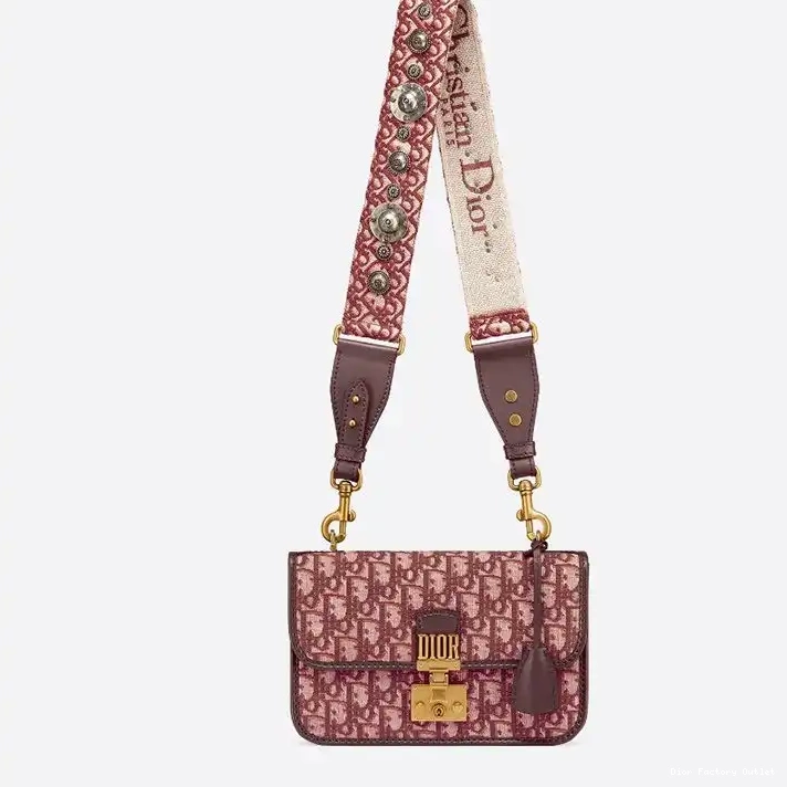 Cheap Dior Bag Oblique Burgundy Bag Dioraddict Motif Canvas 0214