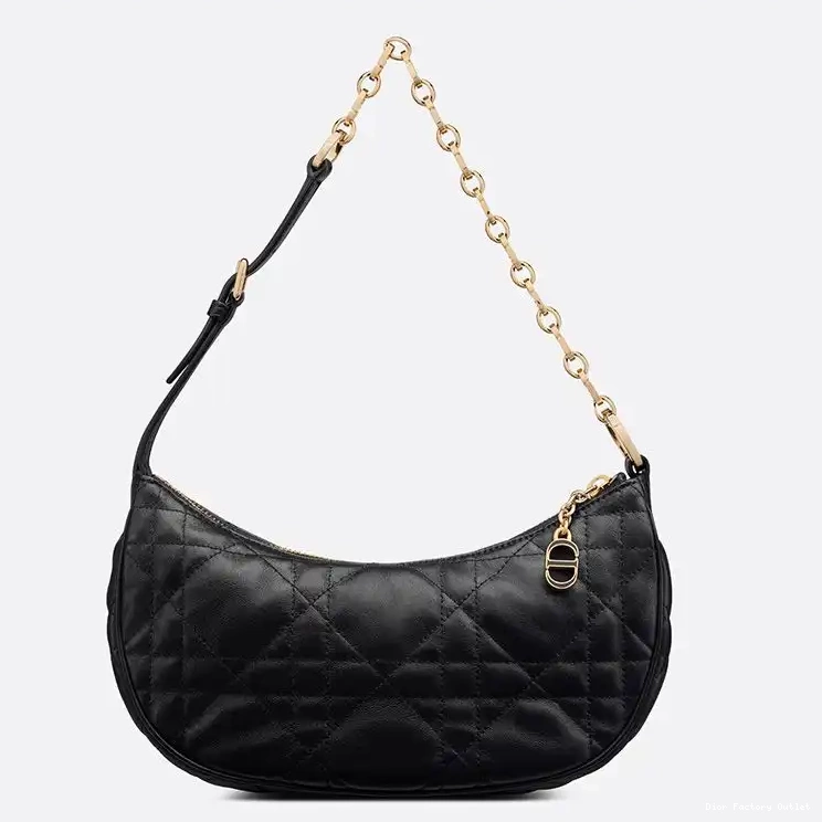 Dior Factory Outlet CD Black Cannage Lambskin Bag Lounge Dior 0223