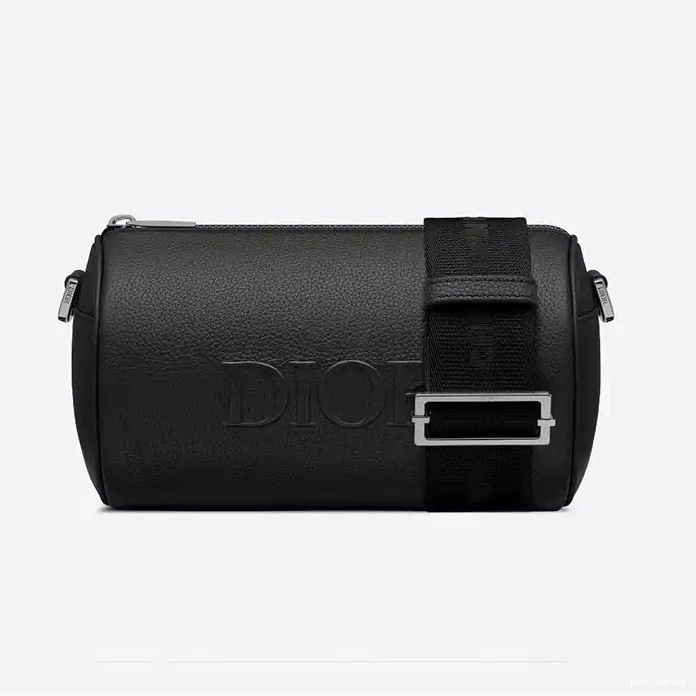 Cheap Dior Bag Messenger Grained Calfskin Black Roller Dior 0224