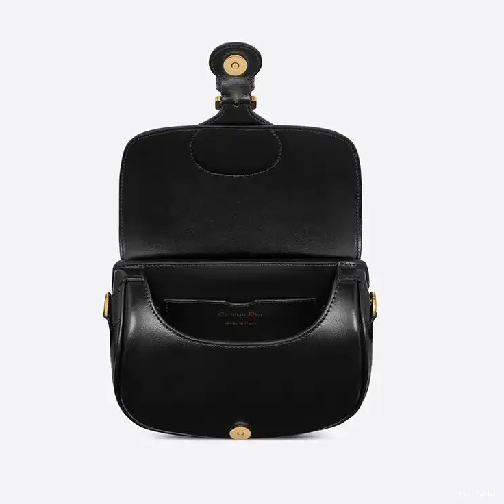 Dior Factory Outlet Bobby Calfskin Bag Box Dior Black Small 0226