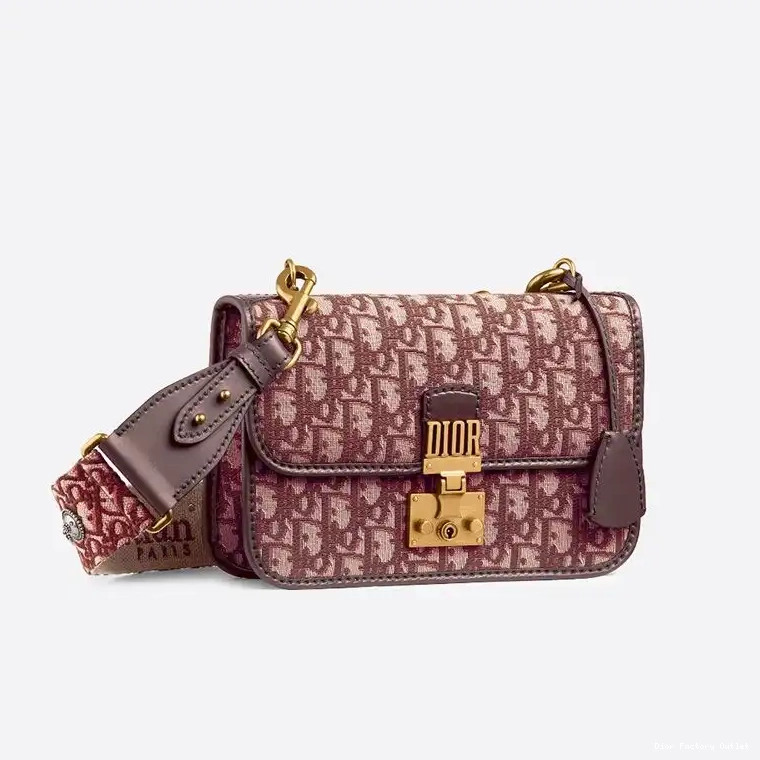 Cheap Dior Bag Oblique Burgundy Bag Dioraddict Motif Canvas 0214