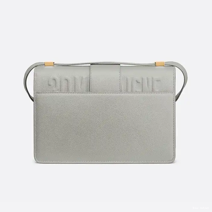 Dior Outlet Grained Dior Bag Grey 30 Calfskin Montaigne 0211