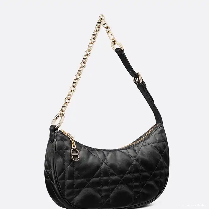 Dior Factory Outlet CD Black Cannage Lambskin Bag Lounge Dior 0223