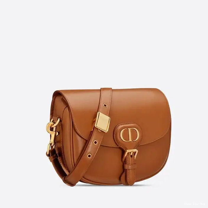 Dior Outlet Calfskin Brown Bag Bobby Dior Medium Box 0215