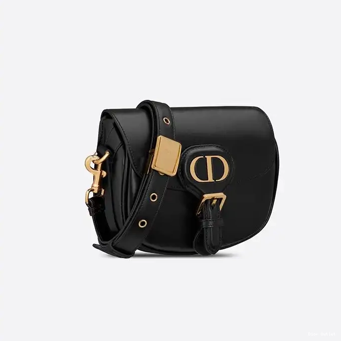 Dior Factory Outlet Bobby Calfskin Bag Box Dior Black Small 0226