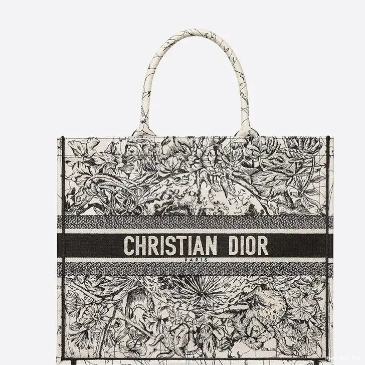 Cheap Dior Bag Tote Dior Motif Canvas Grey Book Constellation 0215