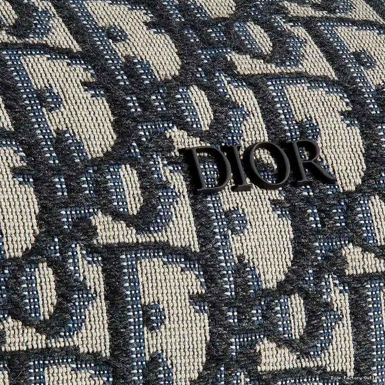 Dior Outlet Roller Oblique Blue Messenger Motif Dior Canvas 0209