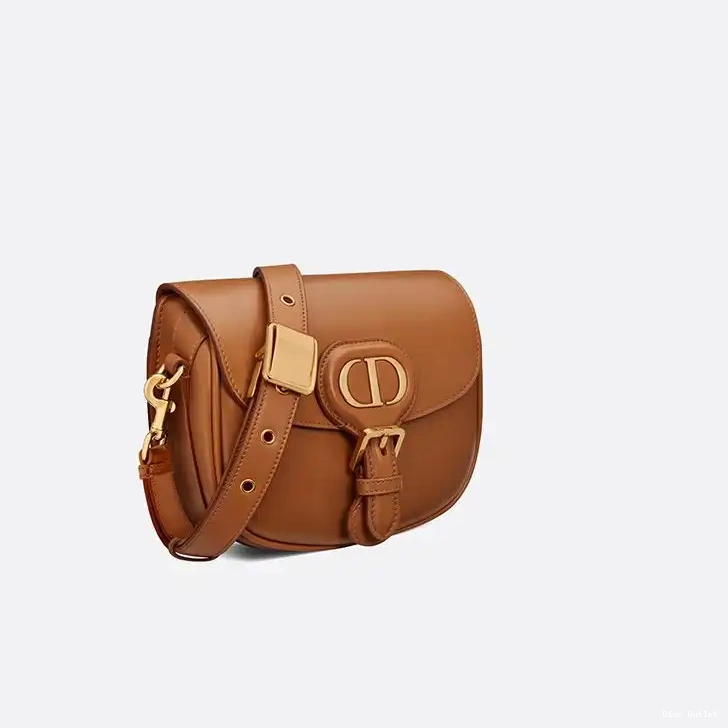 Dior Factory Outlet Box Dior Calfskin Bobby Small Brown Bag 0224