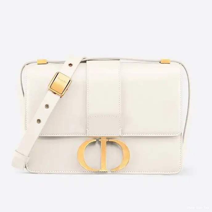 Dior Factory Outlet Montaigne 30 Box Calfskin White Dior Bag 0217