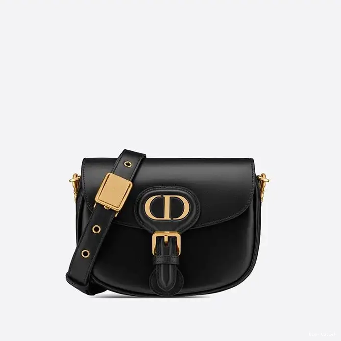 Dior Factory Outlet Bobby Calfskin Bag Box Dior Black Small 0226