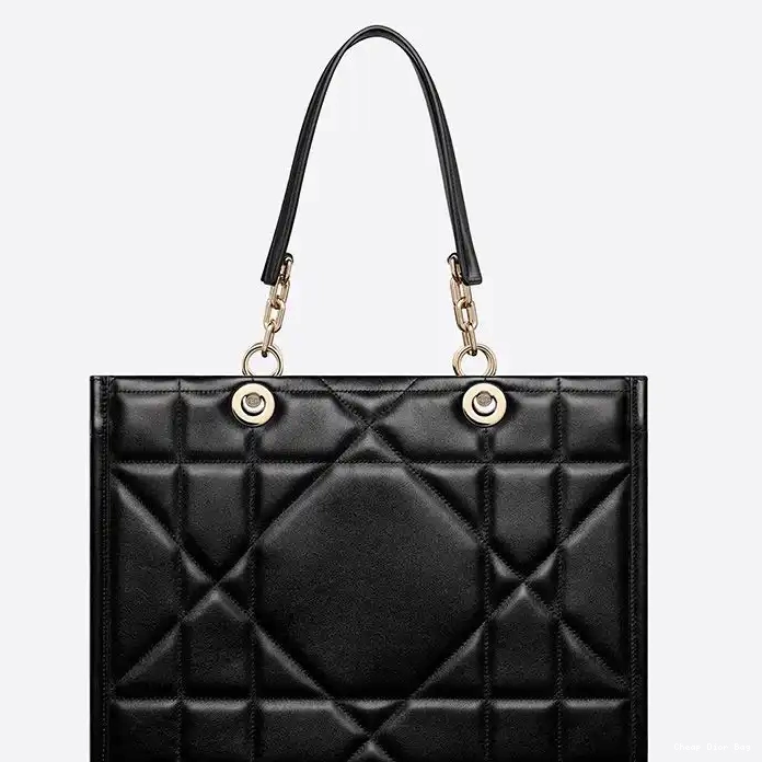 Tote Archicannage Essential Dior Black Calfskin 0311