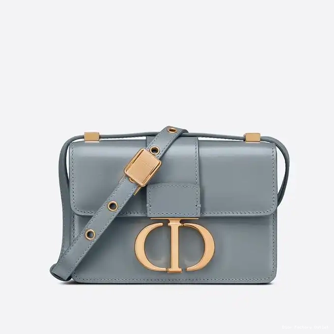 30 Calfskin Montaigne Bag Dior Blue Sky Micro Box 0310