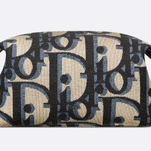 2ESCA495 Toiletry Bag Beige and Black