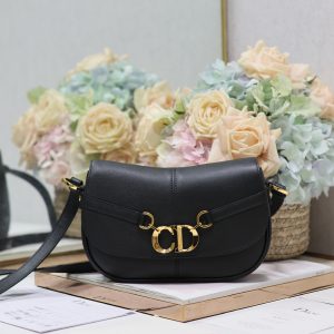 Dior Small CD Besace Handbag D9380 Black